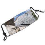 yanfind Wall Building Roof Window Sky Cottage Sunday Tree Rock Afternoon Property Slate Dust Washable Reusable Filter and Reusable Mouth Warm Windproof Cotton Face