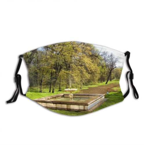 yanfind Table Ground Spring Sky Natural Woody Park Fountain Landscape Landscape Plant Palace Dust Washable Reusable Filter and Reusable Mouth Warm Windproof Cotton Face