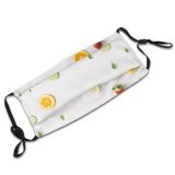 yanfind Blossom Spring Flower Layout Homemade Cute Above Aerial Vsco Fresh Space Various Dust Washable Reusable Filter and Reusable Mouth Warm Windproof Cotton Face