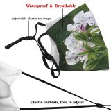 yanfind Flower Perennial Tranquil Beautiful Beauty Lovely Calm Plant Wildflower Classic Petal Bouquet   Dust Washable Reusable Filter and Reusable Mouth Warm Windproof Cotton Face