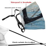 yanfind Cyprus Sea Northern Boat Harbour Bird Ship Sailor Anchor Dust Washable Reusable Filter and Reusable Mouth Warm Windproof Cotton Face