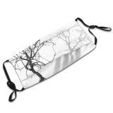 yanfind Death Natural Atmospheric Landscape Sky Plant Branch Twig Tree Tree Trees Dust Washable Reusable Filter and Reusable Mouth Warm Windproof Cotton Face