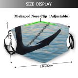 yanfind Cyprus Sea Northern Boat Harbour Bird Ship Sailor Anchor Dust Washable Reusable Filter and Reusable Mouth Warm Windproof Cotton Face