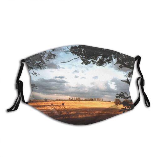 yanfind England Cloud Sunlight Landscape Sky Tree Horizon Morning Natural Atmospheric Autumn Yorkshire Dust Washable Reusable Filter and Reusable Mouth Warm Windproof Cotton Face