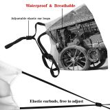 yanfind Machine Vehicle Transport Traction Car Steam Motor Classic Agricultural Engine Auto Mono Dust Washable Reusable Filter and Reusable Mouth Warm Windproof Cotton Face