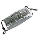 yanfind Winter Winter Woody Plant Ice Branch Snow Holland Tree Road Season Plant Dust Washable Reusable Filter and Reusable Mouth Warm Windproof Cotton Face