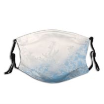 yanfind Ice Frontera Transparent Frost Frozen Glass Foreground Fractal Jerez Snow Mathematics Abstract Dust Washable Reusable Filter and Reusable Mouth Warm Windproof Cotton Face