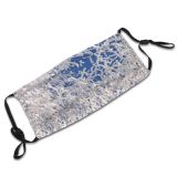 yanfind Winter Texture Frozen Frost Freeze Snowy Sky Nice Snowflake Winter Sun Branch Dust Washable Reusable Filter and Reusable Mouth Warm Windproof Cotton Face