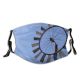 yanfind Closeup Mill Sky Tourist Tyre Sky Art Rim Attraction Prop Bike Windmill Dust Washable Reusable Filter and Reusable Mouth Warm Windproof Cotton Face
