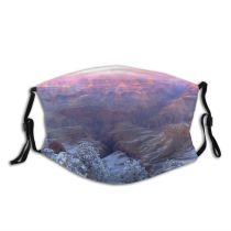 yanfind Grand Sunset Landscape Nevada Snow Canyon Sky Scenics Travel USA Tourism Mountain Dust Washable Reusable Filter and Reusable Mouth Warm Windproof Cotton Face