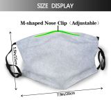 yanfind Ice Design Frost Fantasy Moving Like Snow Wind Contrasts Abstract Comparison Focus Dust Washable Reusable Filter and Reusable Mouth Warm Windproof Cotton Face