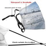 yanfind Ice Lebanon East Frost Hill Wheel Landscape Terrain Frozen Bare Tree Snow Dust Washable Reusable Filter and Reusable Mouth Warm Windproof Cotton Face