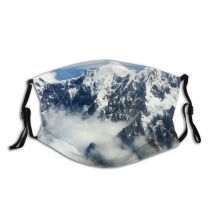 yanfind Ice Glacier Daylight Hike Dawn Mountain Climb Frozen Capped Altitude Aerial Exploration Dust Washable Reusable Filter and Reusable Mouth Warm Windproof Cotton Face