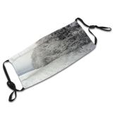 yanfind Winter Tree Branch Frost Winter Freezing Atmospheric Snow Dust Washable Reusable Filter and Reusable Mouth Warm Windproof Cotton Face