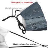 yanfind Winter Wire Wire Barbed Sky Twig Fence Branch Atmospheric Sardinia Snow Dust Washable Reusable Filter and Reusable Mouth Warm Windproof Cotton Face