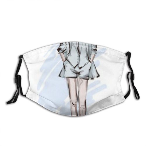 yanfind Abstract Attractive Isolated Elegant Young Fashion Cute Bag Stylish Model Dress Summer Dust Washable Reusable Filter and Reusable Mouth Warm Windproof Cotton Face
