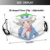 yanfind Isolated Cute Flag Dress Anime Female July Watercolor Girl Hat Th Cartoon Dust Washable Reusable Filter and Reusable Mouth Warm Windproof Cotton Face