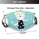 yanfind Isolated Striped Cat Game Cute Kitty Rainy Coffee Doodle Fat Umbrella Design Dust Washable Reusable Filter and Reusable Mouth Warm Windproof Cotton Face