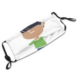 yanfind Free Artwork Cute Friendly Cheerful Doodle Quirky Colour Art Retro Freehand Drawn Dust Washable Reusable Filter and Reusable Mouth Warm Windproof Cotton Face
