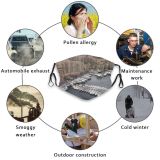 yanfind Marina Urban Harbor Monaco City Metropolitan Waterway Monte Formula Vehicle Boat Area Dust Washable Reusable Filter and Reusable Mouth Warm Windproof Cotton Face