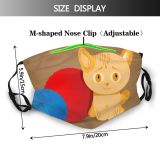 yanfind Isolated Cat Kitty Cute Beautiful Pretty Face Sweet Pet Petshop Eyes Art Dust Washable Reusable Filter and Reusable Mouth Warm Windproof Cotton Face