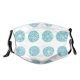 yanfind Ice Social Design Frost Star Doodle Meeting Lifestyles Reunion Snow Advertisement Abstract Dust Washable Reusable Filter and Reusable Mouth Warm Windproof Cotton Face