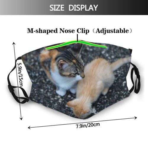 yanfind Fur Young Cute Dog Puppy Pedigree Beautiful Pet Eyes Portrait Adorable Dust Washable Reusable Filter and Reusable Mouth Warm Windproof Cotton Face