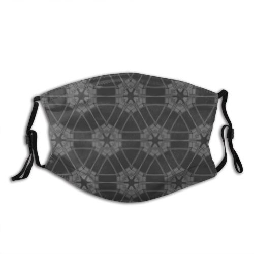yanfind Abstract Geometrical Decor Polka Cute Swatch Seamless Classic Simple Endless Tiling Ornament Dust Washable Reusable Filter and Reusable Mouth Warm Windproof Cotton Face