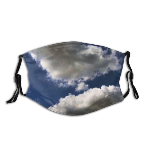 yanfind Sky Roofs Meteorological Cloud Sky Rainy Clouds Sunlight Tree Daytime Architecture Threatening Dust Washable Reusable Filter and Reusable Mouth Warm Windproof Cotton Face