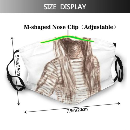 yanfind Attractive Stripes Isolated Elegant Young Fashion Cute Sexy Stylish Old Model Dress Dust Washable Reusable Filter and Reusable Mouth Warm Windproof Cotton Face