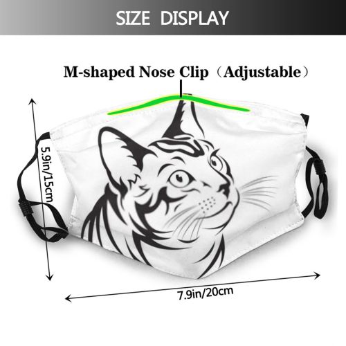 yanfind Isolated Whisker Ear Cat Kitty Cute Mascot Nose Baby Design Beautiful Pretty Dust Washable Reusable Filter and Reusable Mouth Warm Windproof Cotton Face