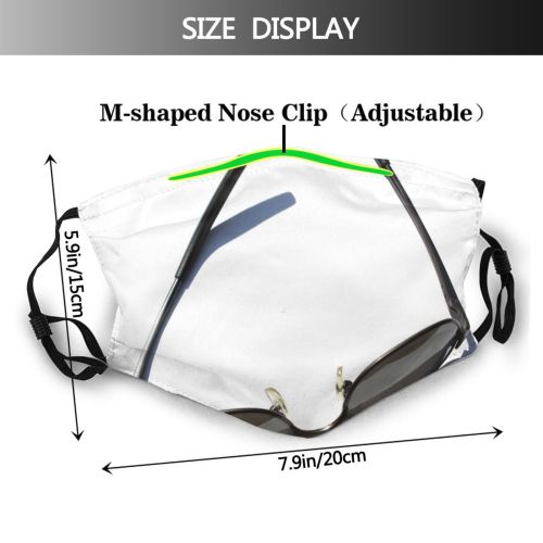 yanfind Fashion Optics Eye Protective Imagine Light Classic Optician Care Eyewear Transparent Accessory Dust Washable Reusable Filter and Reusable Mouth Warm Windproof Cotton Face