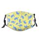 yanfind Isolated Emblem Swim Life Cute Slow Mascot Silhouette Pictograph Seamless Natural Wildlife Dust Washable Reusable Filter and Reusable Mouth Warm Windproof Cotton Face