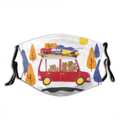 yanfind Camp Fun Kid Mama Vacation Child Toddler Trip Art Pack Family Papa Dust Washable Reusable Filter and Reusable Mouth Warm Windproof Cotton Face