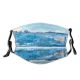 yanfind Frost Landscape District Coastline Scene English Over UK Fog Scenics Reflection Land Dust Washable Reusable Filter and Reusable Mouth Warm Windproof Cotton Face