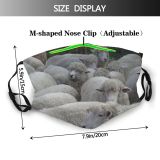 yanfind Herding Horse Dog Goat Cat Pasture Cow Vertebrate Herd Sheep Family Terrestrial Dust Washable Reusable Filter and Reusable Mouth Warm Windproof Cotton Face