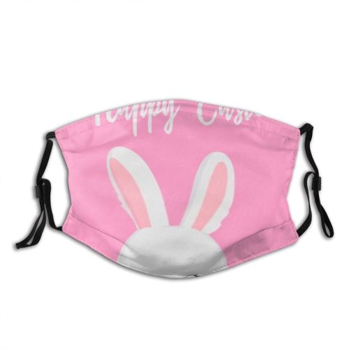 yanfind Cute Easter Rabbit Design Ears Gift Art Bunny Concept Decoration Fun Eggs Dust Washable Reusable Filter and Reusable Mouth Warm Windproof Cotton Face