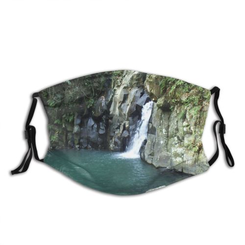 yanfind Resources Pinoy Waterfall Natural Waterfalls Watercourse Landscape Vegetation Bacolod Occidental Filipino Philippines Dust Washable Reusable Filter and Reusable Mouth Warm Windproof Cotton Face