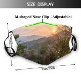 yanfind  Sky Spring Flower Scenery Blooming Meadow Plant  Lumpang Sun Beautiful Dust Washable Reusable Filter and Reusable Mouth Warm Windproof Cotton Face