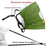 yanfind Flower Closeup Plant Macro Botany Leaf Macro Grass Drops Dust Washable Reusable Filter and Reusable Mouth Warm Windproof Cotton Face