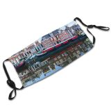 yanfind Europe Social Capital Heritage Downtown Cities Environmental Community Dutch District UNESCO City Dust Washable Reusable Filter and Reusable Mouth Warm Windproof Cotton Face