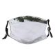yanfind Idyllic Ice Pine Frosty Mountain Enviroment Snowy Rock Icy Coniferous Frozen Tranquil   Dust Washable Reusable Filter and Reusable Mouth Warm Windproof Cotton Face