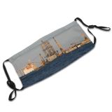yanfind Offshore Vehicle Jackup Offloading Storage Palmas Drilling Sea Harbour Rig Ship Semi Dust Washable Reusable Filter and Reusable Mouth Warm Windproof Cotton Face