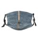 yanfind Northsea Holidays Winter Hooksiel Friesland Sky Reflection Horizon Ocean Calm Wood Sound Dust Washable Reusable Filter and Reusable Mouth Warm Windproof Cotton Face