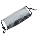 yanfind Ice Sunset Dawn Hike Mountain Clouds High Mountains Peak Winter Valley Alps Dust Washable Reusable Filter and Reusable Mouth Warm Windproof Cotton Face