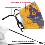 yanfind Isolated Smile Horror Halloween Cat Cute Pennants Cartoons Autumn October Spooky Trick Dust Washable Reusable Filter and Reusable Mouth Warm Windproof Cotton Face