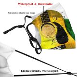 yanfind Cuatro Acoustic Musical Instrument Plucked Accessory String Electric Guitar Instruments String Guitar Dust Washable Reusable Filter and Reusable Mouth Warm Windproof Cotton Face