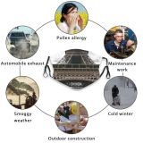 yanfind Paris Building City Spire Iron France Eiffel Famous Symmetry Tower International Metal Dust Washable Reusable Filter and Reusable Mouth Warm Windproof Cotton Face