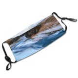 yanfind Ice Social Environmental Landscape Iceland Rural Scene Canyon Issues River Travel Season Dust Washable Reusable Filter and Reusable Mouth Warm Windproof Cotton Face