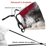 yanfind Loyal Lick Whisker Fur Vertebrates Cat Learn Enjoy Kitty Streuner Hide Soft Dust Washable Reusable Filter and Reusable Mouth Warm Windproof Cotton Face